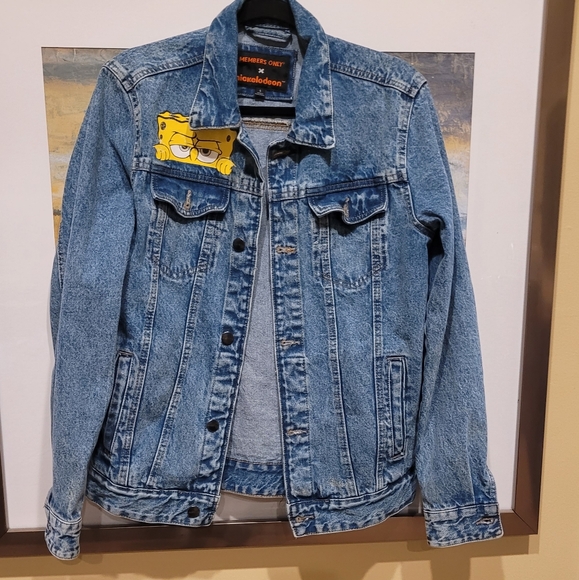 Member's Only X Spongebob Nickelodeon Denim Jacket - Picture 2 of 11